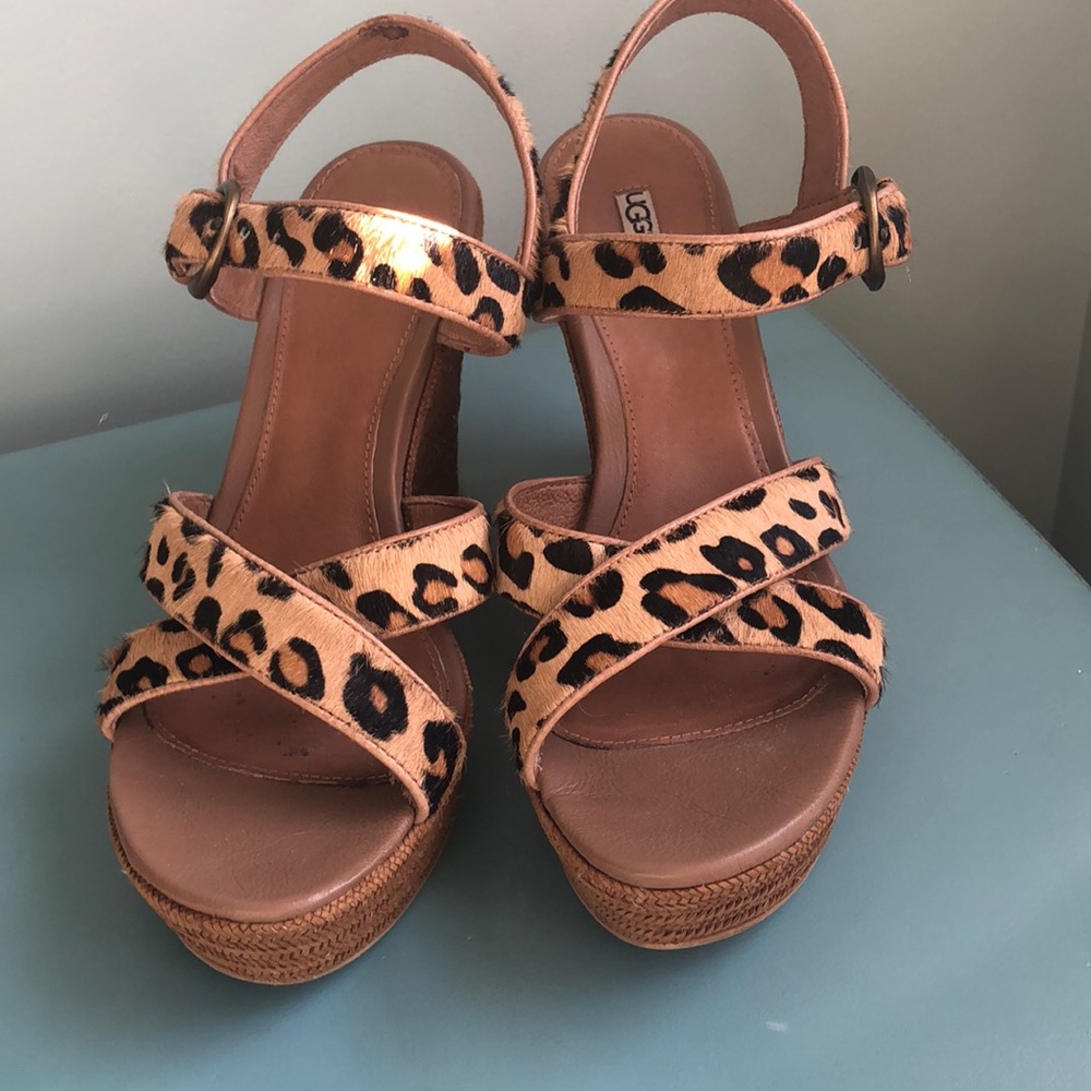 UGG Jasmine Leopard Sandal